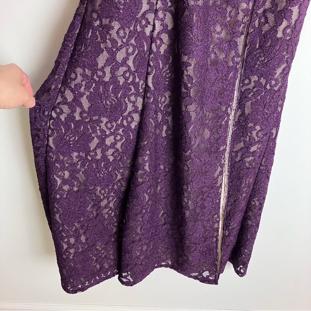 Sequin Hearts 2 Piece Lace Dress - Picture 15 of 16